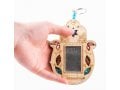 Wood Hamsa for Wall with Hebrew Home Blessing & Semi-Precious Stones - Jerusalem