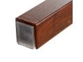 Wood-like Plastic Mezuzah Case, Dark Brown  Option: for 10cm or 12 cm Scroll