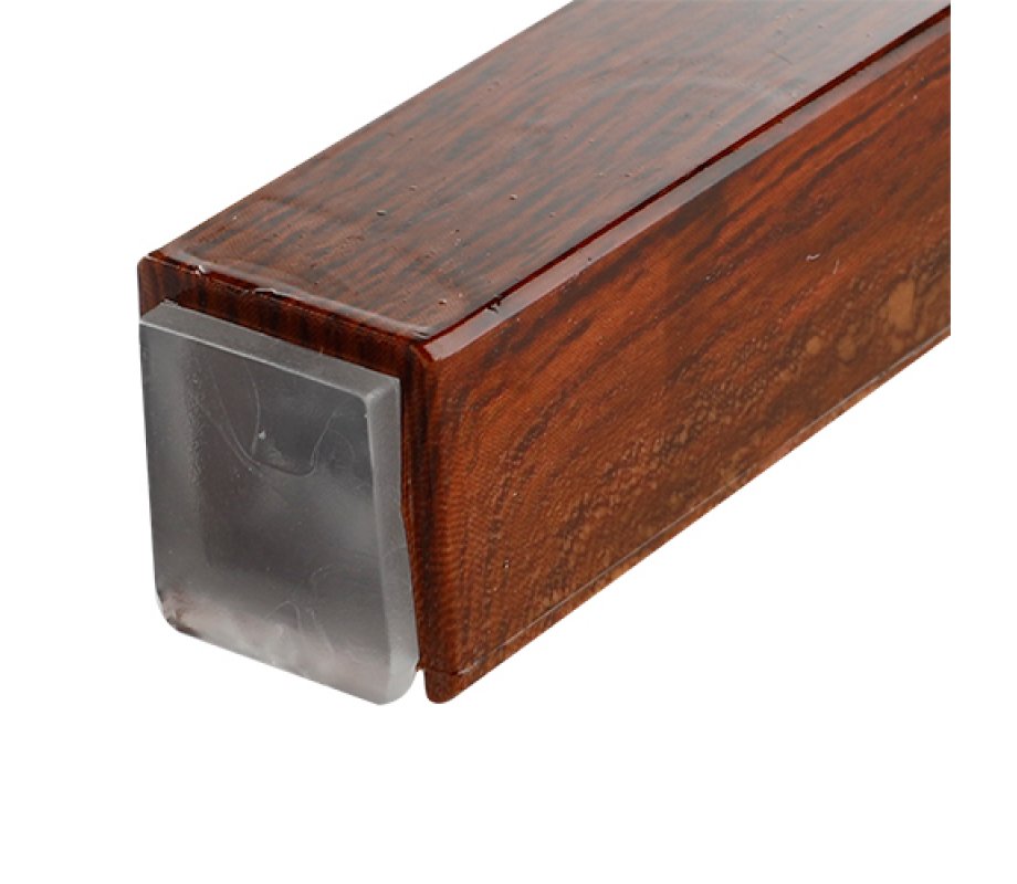 Wood-like Plastic Mezuzah Case, Dark Brown – Option: for 10cm or 12 cm Scroll