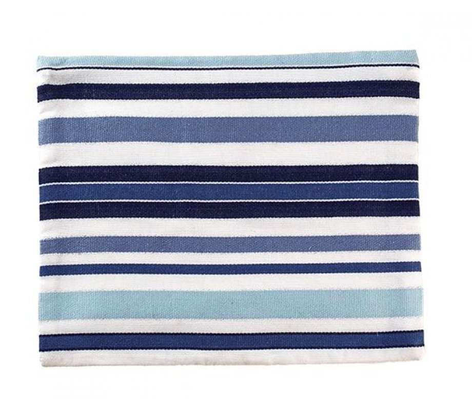 Yair Emanuel 3-Piece Tallit Set, Blue Stripes