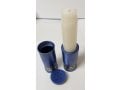 Yair Emanuel Aluminum Havdalah Set with Silver Jerusalem Band - Blue