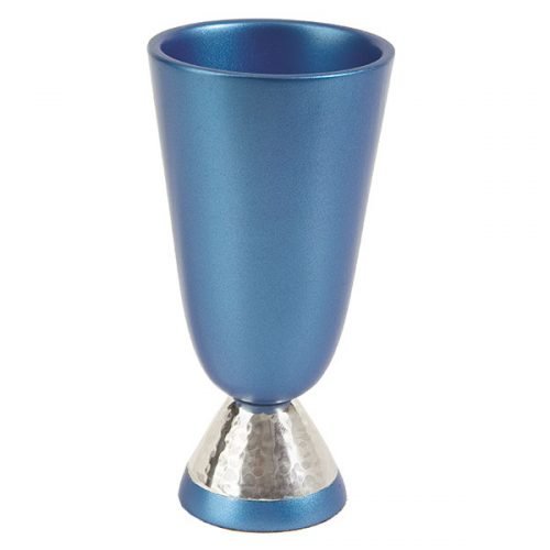 Yair Emanuel Anodized Aluminium Goblet Kiddush Cup - Turquoise