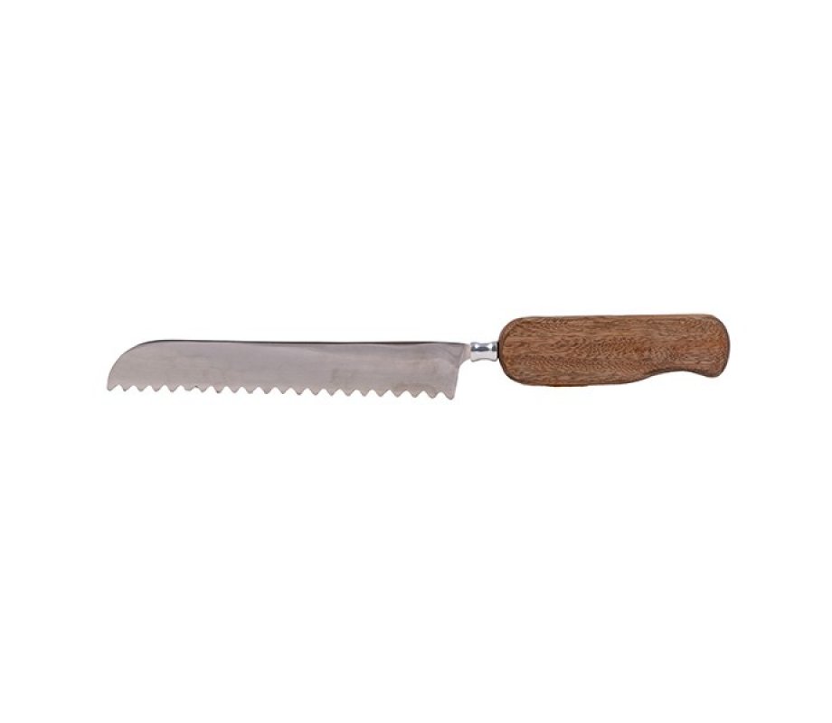 Yair Emanuel Challah Knife, Wood Handle