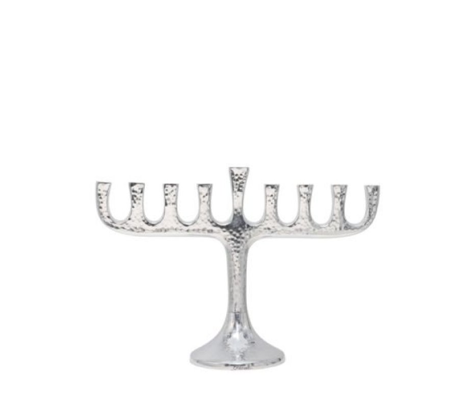 Yair Emanuel Classic Hammered Hanukkah Menorah