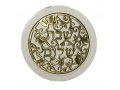 Yair Emanuel Compact Travelling Candlesticks, Cutout Pomegranates - Gold