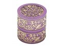 Yair Emanuel Compact Travelling Candlesticks, Cutout Pomegranates - Purple