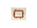 Yair Emanuel Embroidered Tallit & Tefillin Bag - Jerusalem Frame on Off White