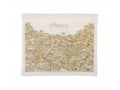 Yair Emanuel Embroidered Tallit & Tefillin Bag Set, Jerusalem - Silver and Gold