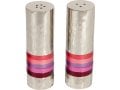 Yair Emanuel Hammered Nickel Salt and Pepper Shakers - Decorative Bands