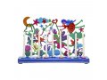 Yair Emanuel Hand Painted Chanukah Menorah, Colorful Fairy Images