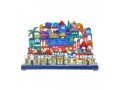 Yair Emanuel Hand Painted Chanukah Menorah, Colorful Jerusalem View