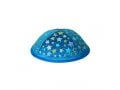 Yair Emanuel Kippah for Children  Embroidered Colored Stars on Blue