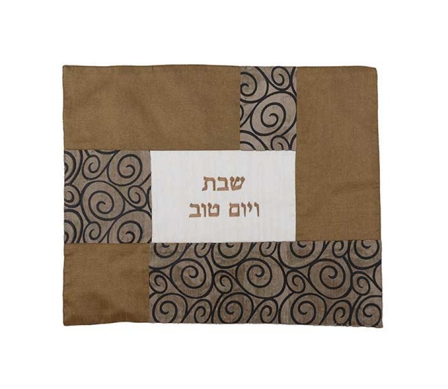 Yair Emanuel Patchwork Challah Cover - Copper Curls