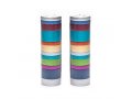 Yair Emanuel Salt and Pepper Shakers, Anodized Aluminum - Colorful Rings