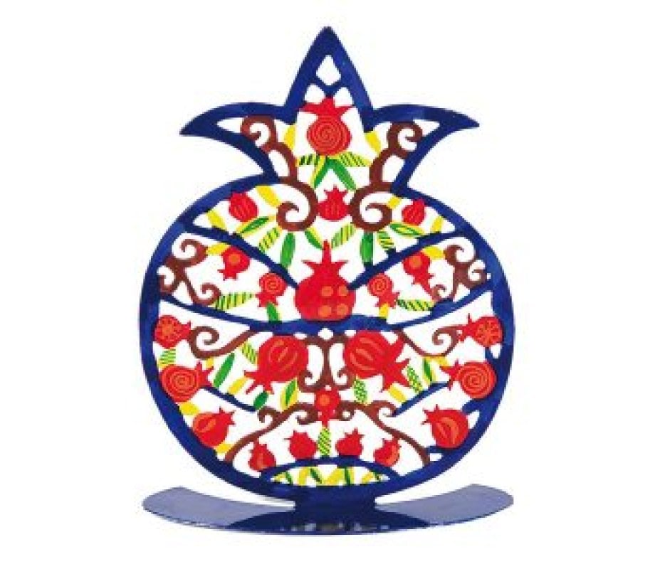 Yair Emanuel, Standing Pomegranate-Shape Table Sculpture - Red Pomegranates