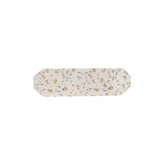 Yair Emanuel Table Runner - Silver and Gold Pomegranates Design