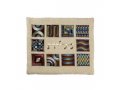 Yair Emanuel Tallit and Tefillin Bag, Embroidered Squares and Shapes  Colorful
