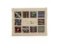 Yair Emanuel Tallit and Tefillin Bag, Embroidered Squares and Shapes  Colorful