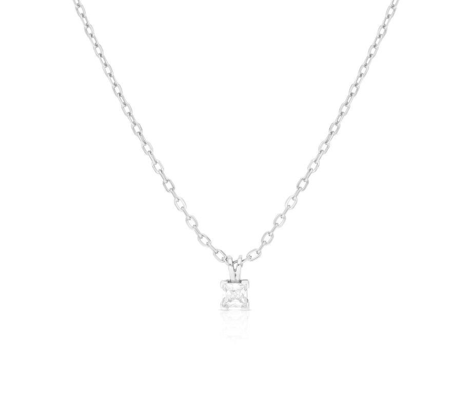 Yellow or Rose Gold Plated Sterling Silver with Green and White Zircons Pendant